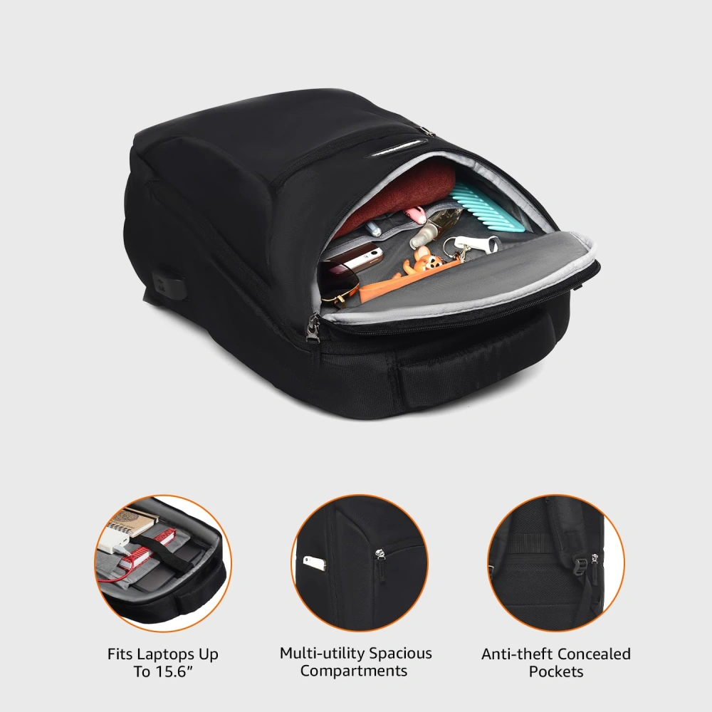 Amazon Basics Laptop Bagpack (B0C661LC9Q) view 4